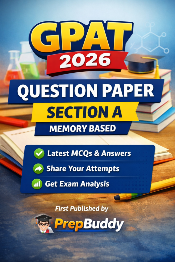 GPAT2026 QUESTION PAPER
